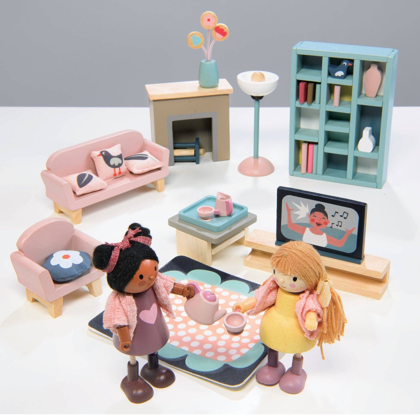Tender Leaf Dolls House Sitting Room Furniture