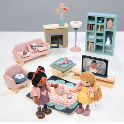 Tender Leaf Dolls House Sitting Room Furniture