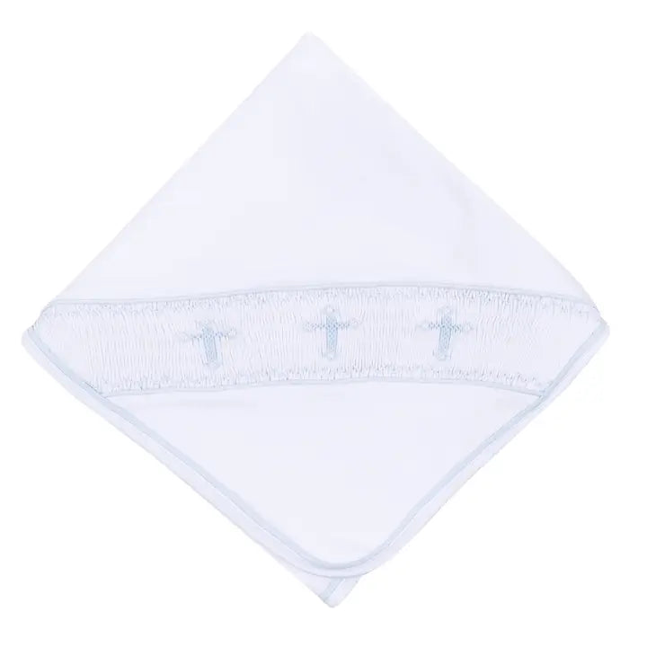 Magnolia Baby Forever Blessed Smocked Receiving Blanket