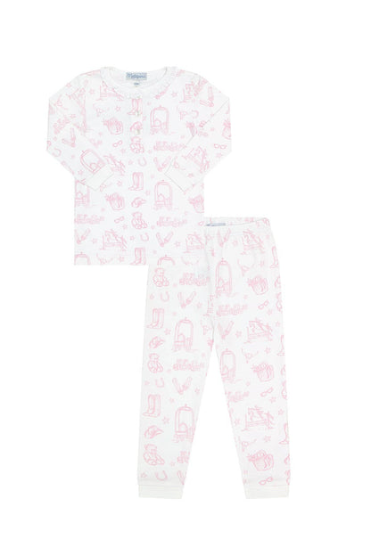 Nellapima Pink Lone Star Toile Pajamas