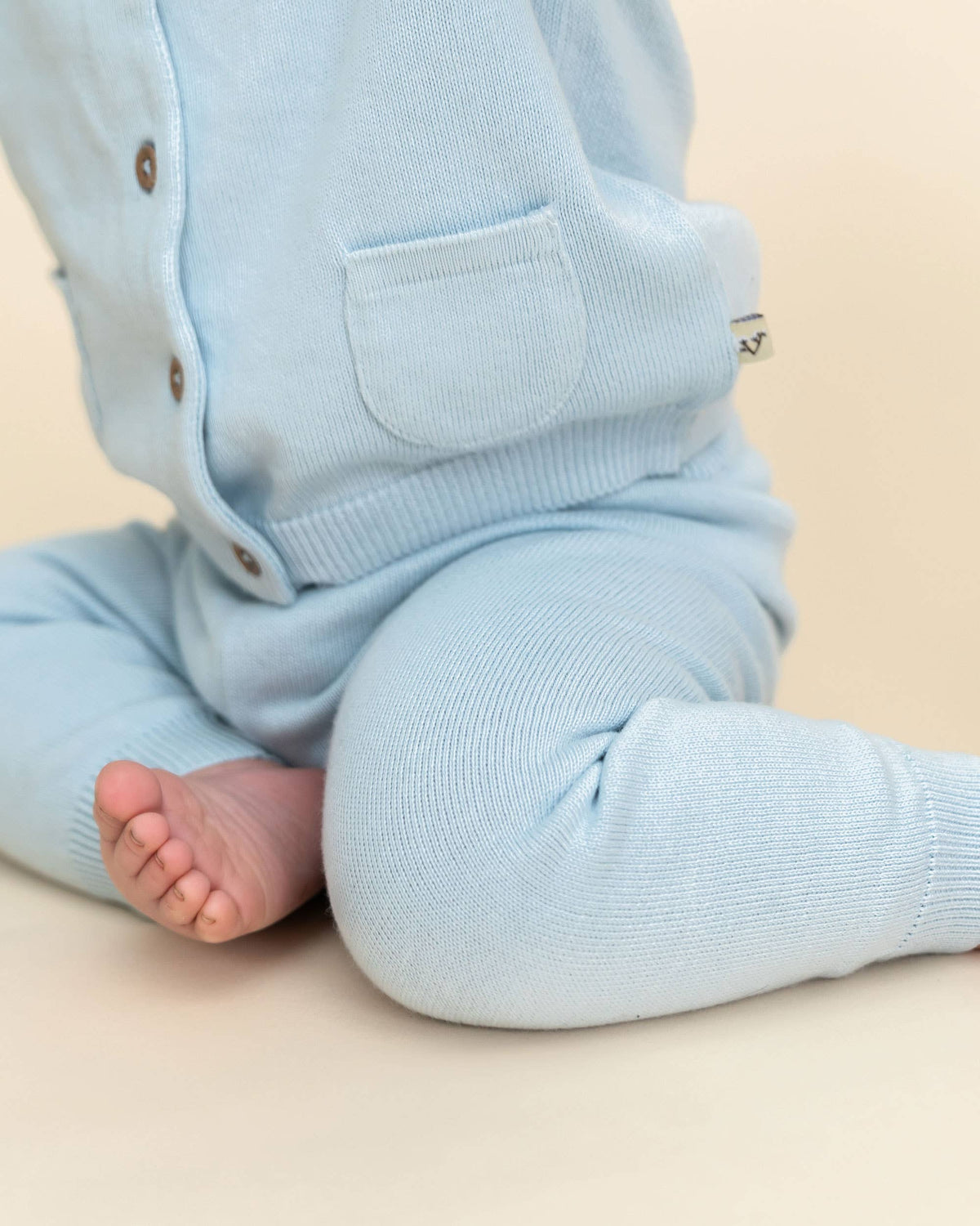 Milan Knit Baby Pocket Pants (Organic Cotton)