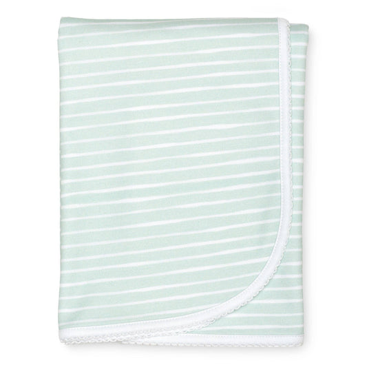 Sage Stripe Blanket