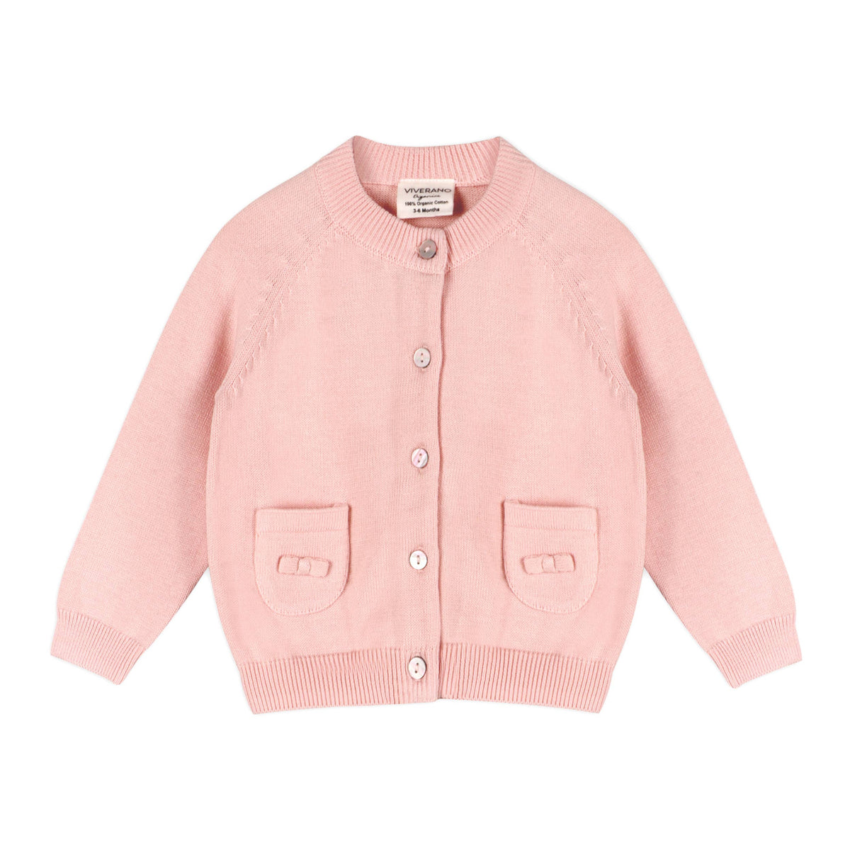 Milan Knit Baby Button Cardigan Sweater (Organic Cotton)