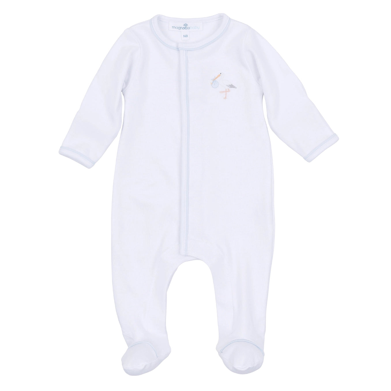 Magnolia Baby Vintage Stork Footie