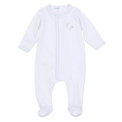 Magnolia Baby Vintage Stork Footie