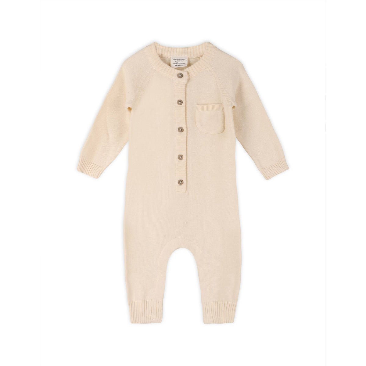 Milan Knit Baby Pocket Jumpsuit (Organic Cotton)