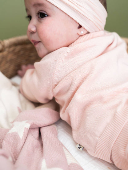Milan Knit Baby Button Cardigan Sweater (Organic Cotton)
