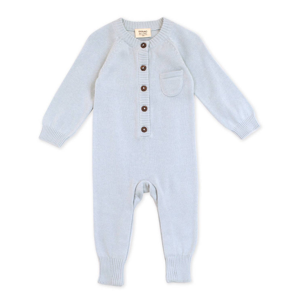 Milan Knit Baby Pocket Jumpsuit (Organic Cotton)