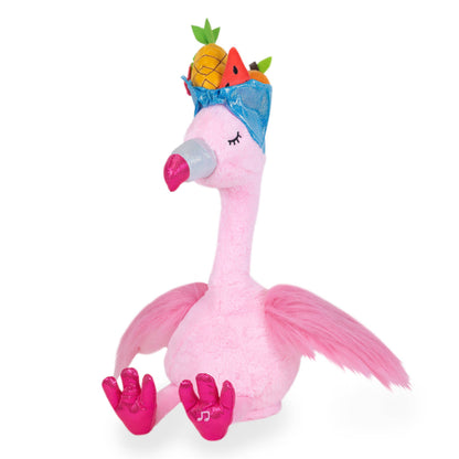 Paradise Penny (Cute Animated Party Pink Flamingo Plush Toy)