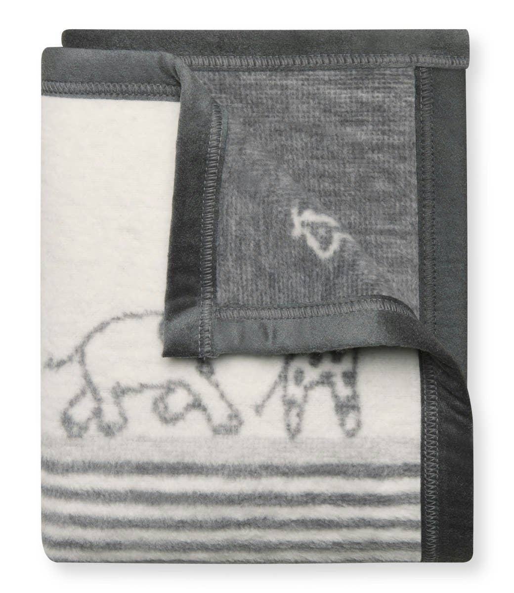 ChappyWrap Jungle Walk Grey Mini Blanket