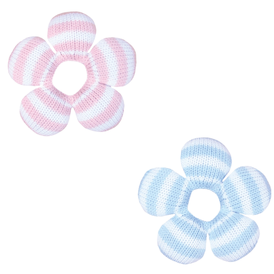 Star Hand-Knit Rattle - 2 Colors!