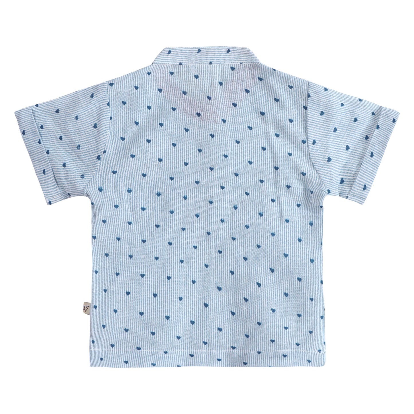 Cayden Ditsy Heart Baby Top + Shorts (Organic)