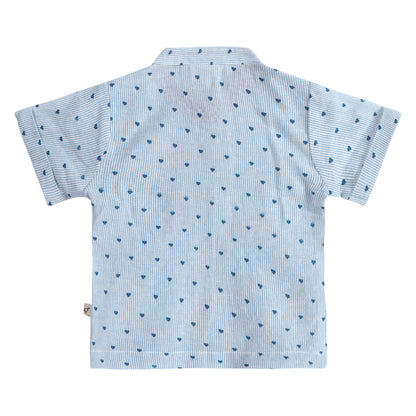 Cayden Ditsy Heart Baby Top + Shorts (Organic)