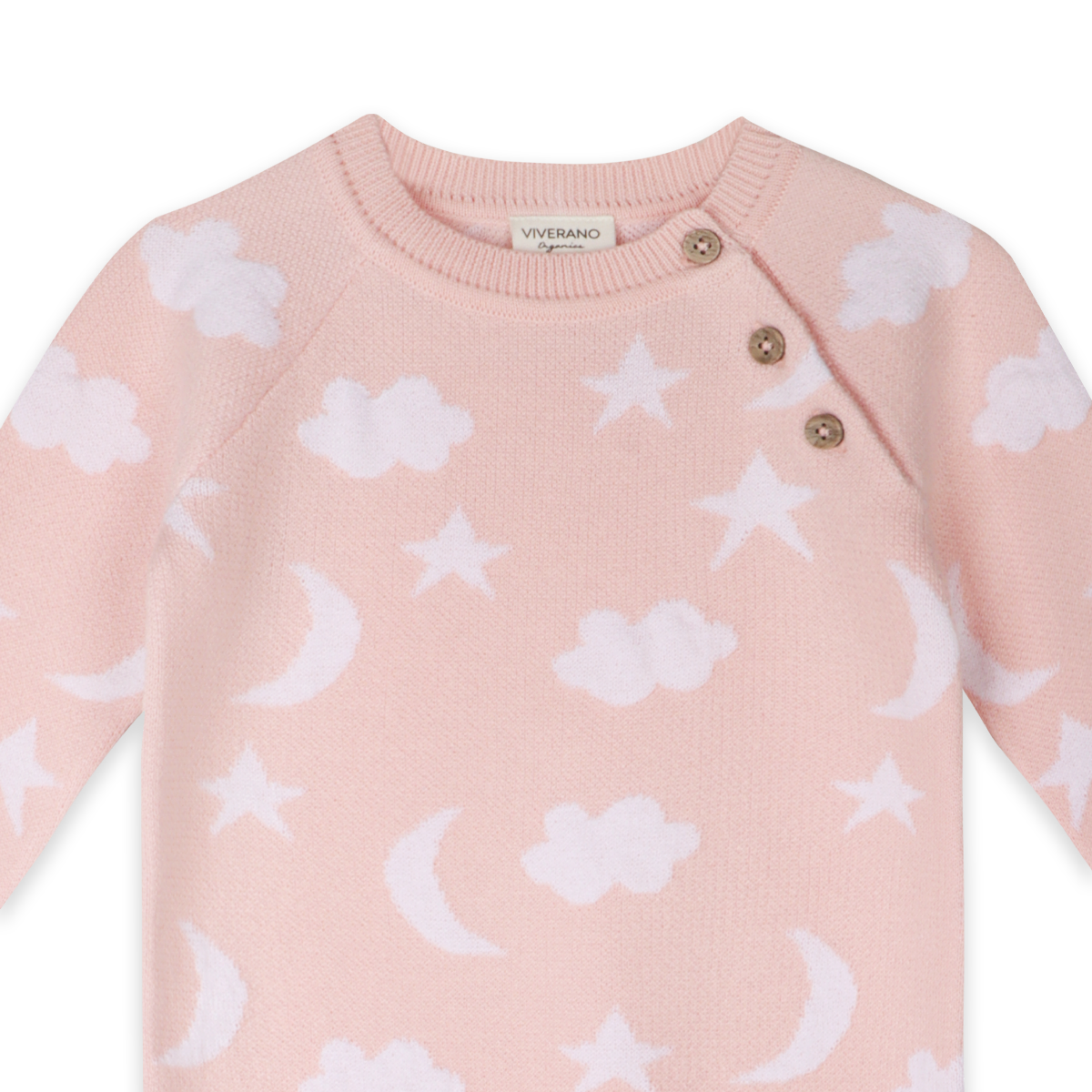 Moon & Stars Dream Knit Jumpsuit Romper (Organic Cotton)