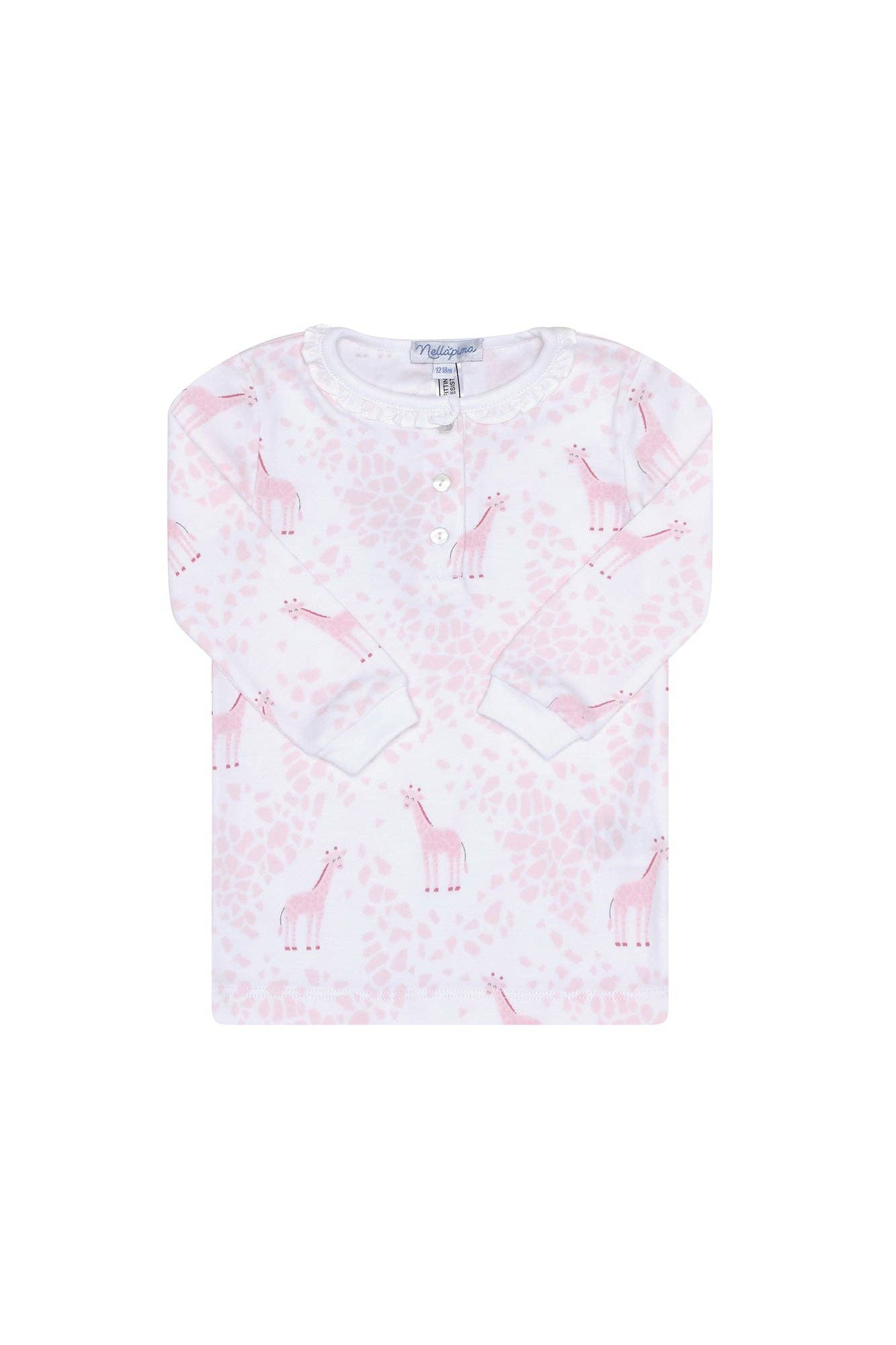 Nellapima Pink Giraffe Print Pajama