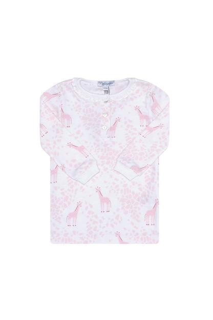 Nellapima Pink Giraffe Print Pajama