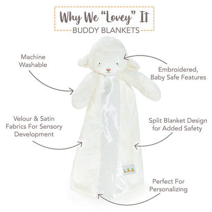 SIMPLE Kiddo Lamb Buddy Blanket