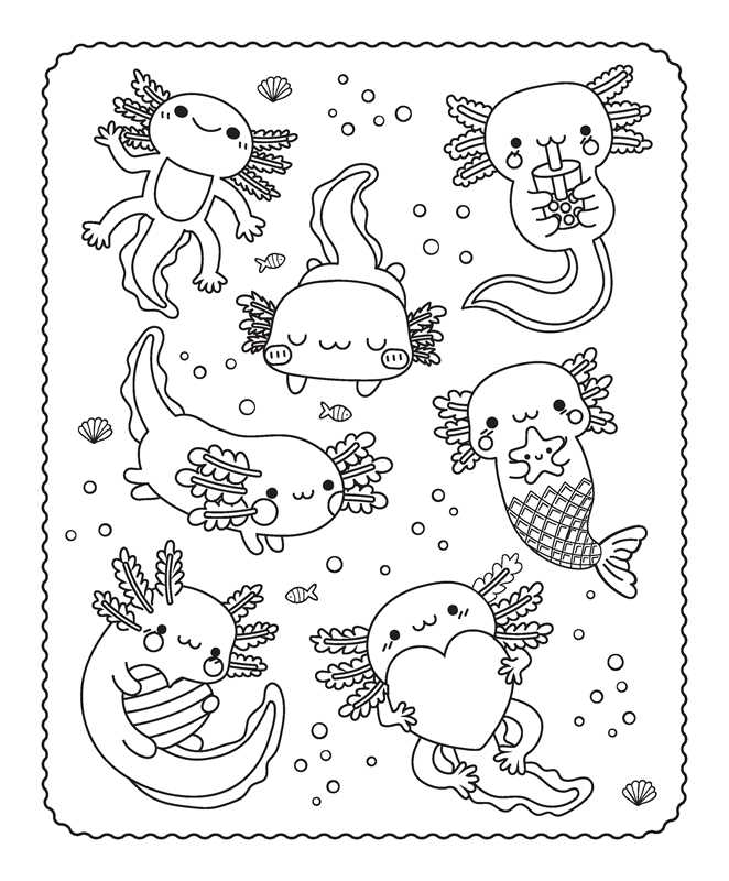 Markerific: Axolotl Buddies by