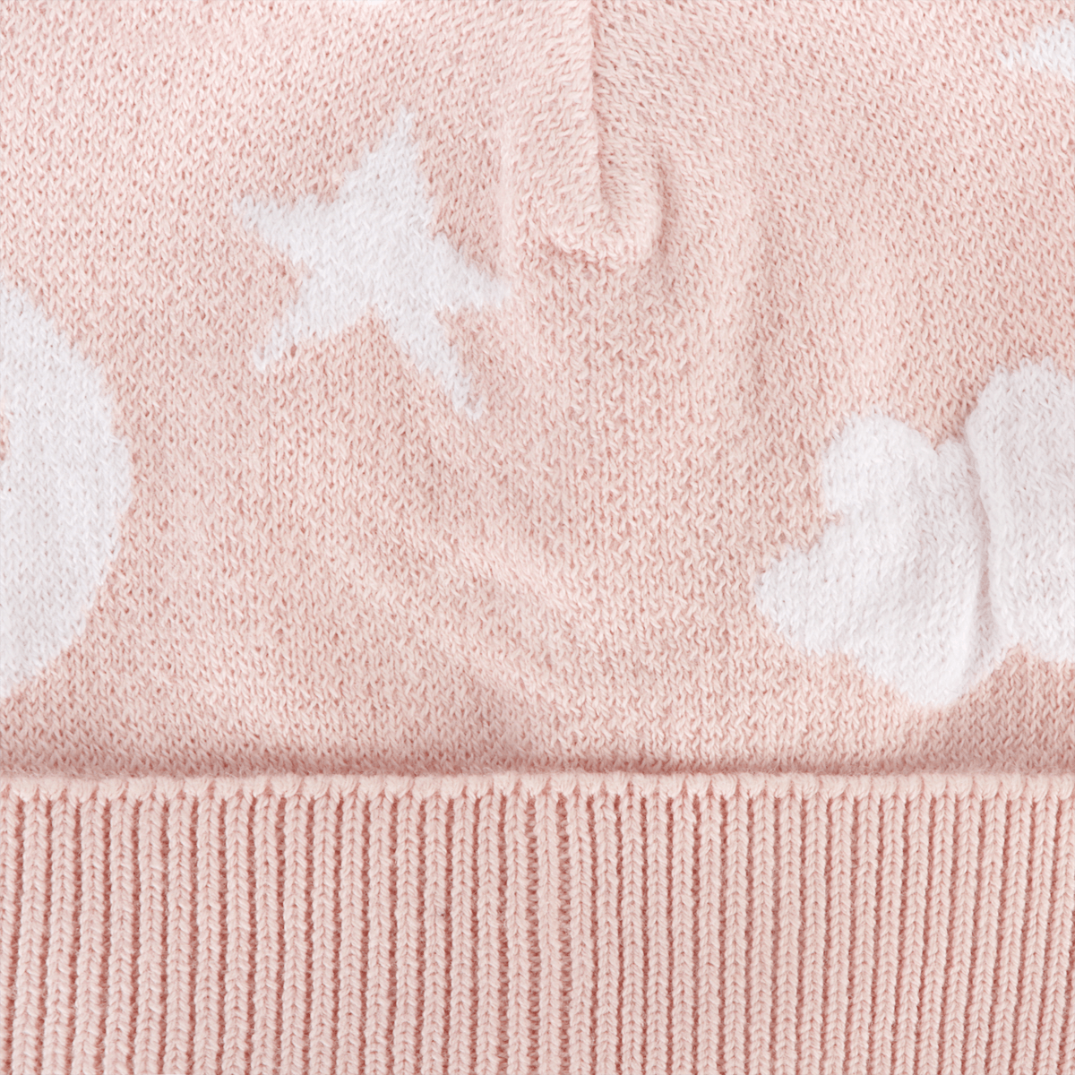 Moon & Stars Dream Knit Round Baby Beanie (Organic Cotton)