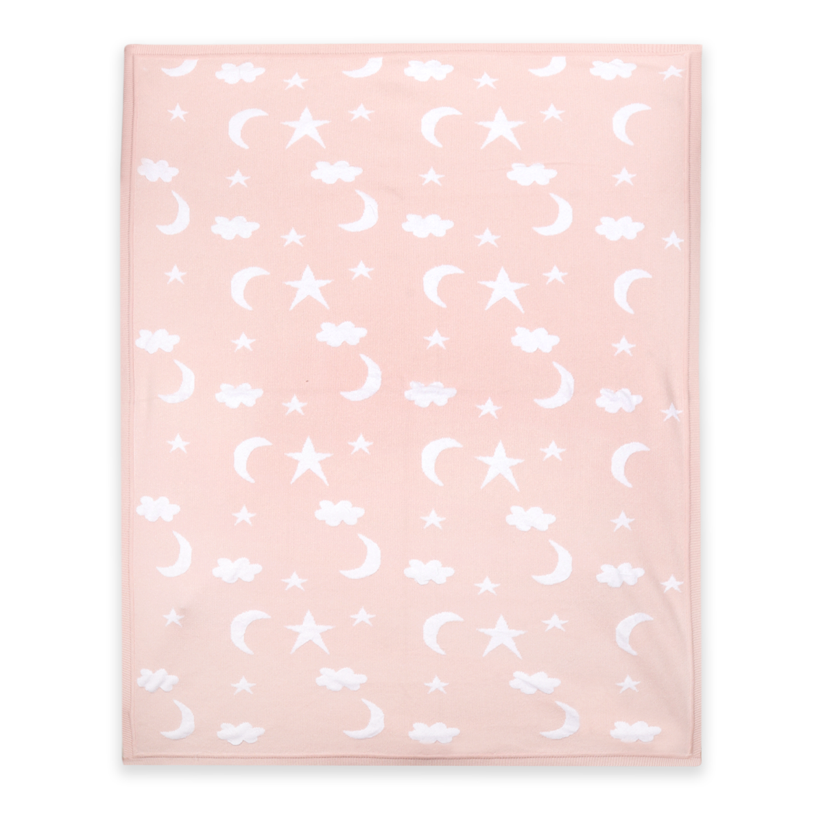 Moon & Stars Dream Organic Baby Jacquard Knit Blanket