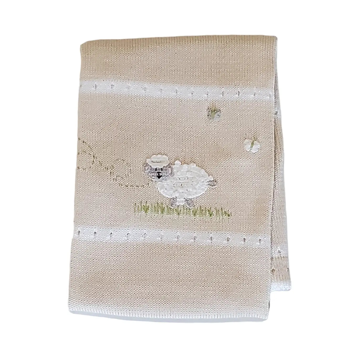 Lamb Baby Blanket