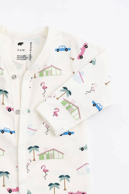 On The Go One-Piece_Retro Palm Springs