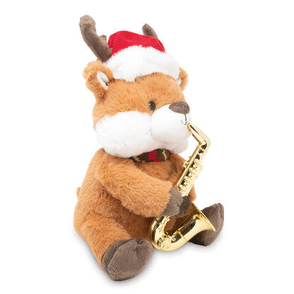 Merry Saxmas Sterling (Singing Light Up Christmas Plush Toy)