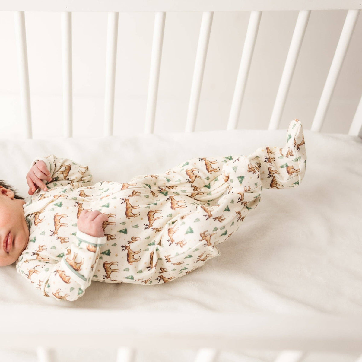 Magnolia Baby Woodland Buck Zip Footie