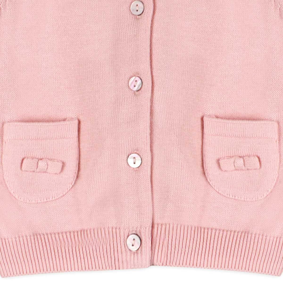 Milan Knit Baby Button Cardigan Sweater (Organic Cotton)