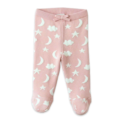 Moon & Stars Dream Knit Kimono Top & Pant Set (Organic)