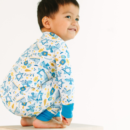 Hanukkah Nights Long Pajamas