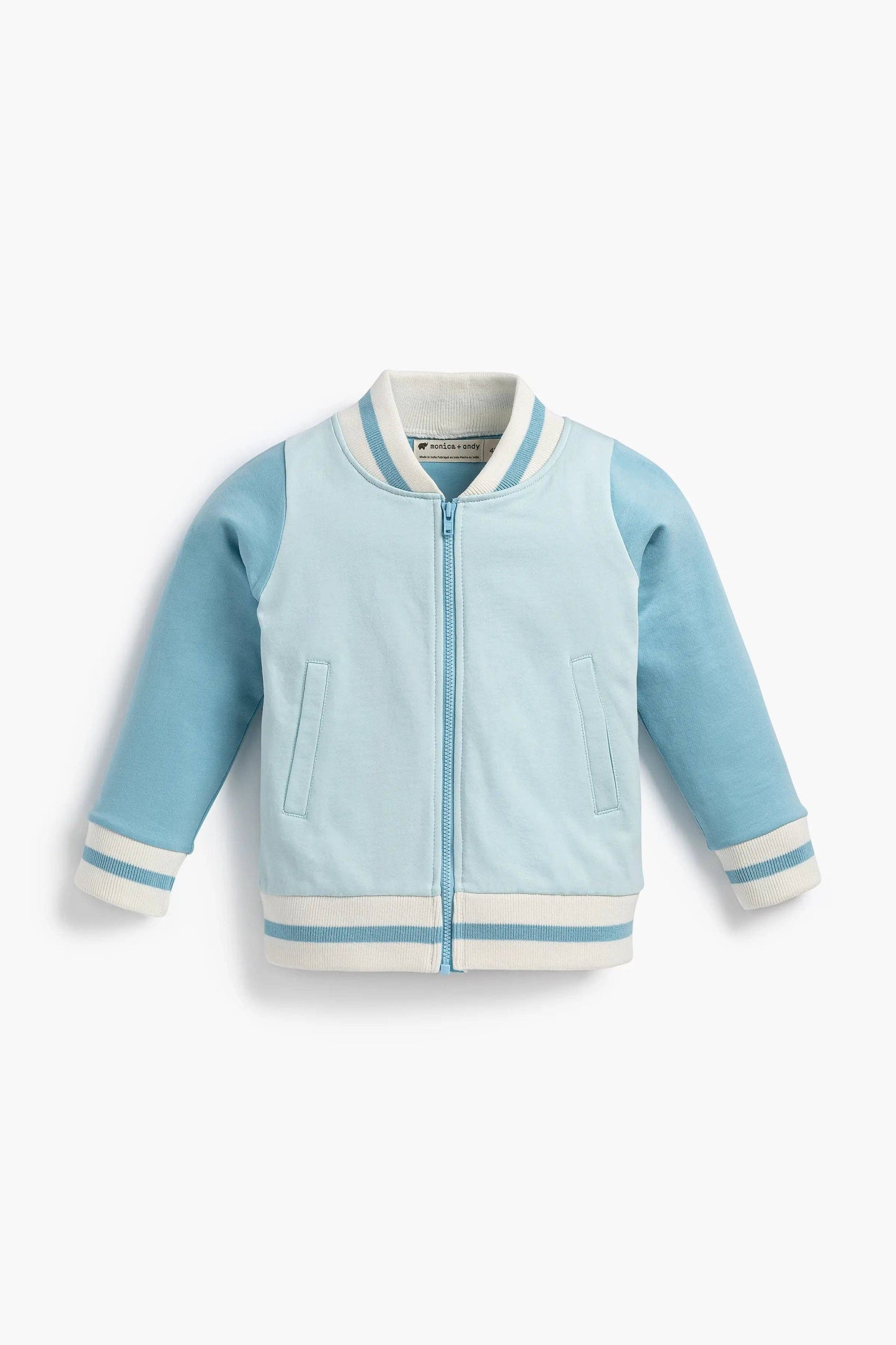Zip Bomber Jacket_Blue Classic Cars