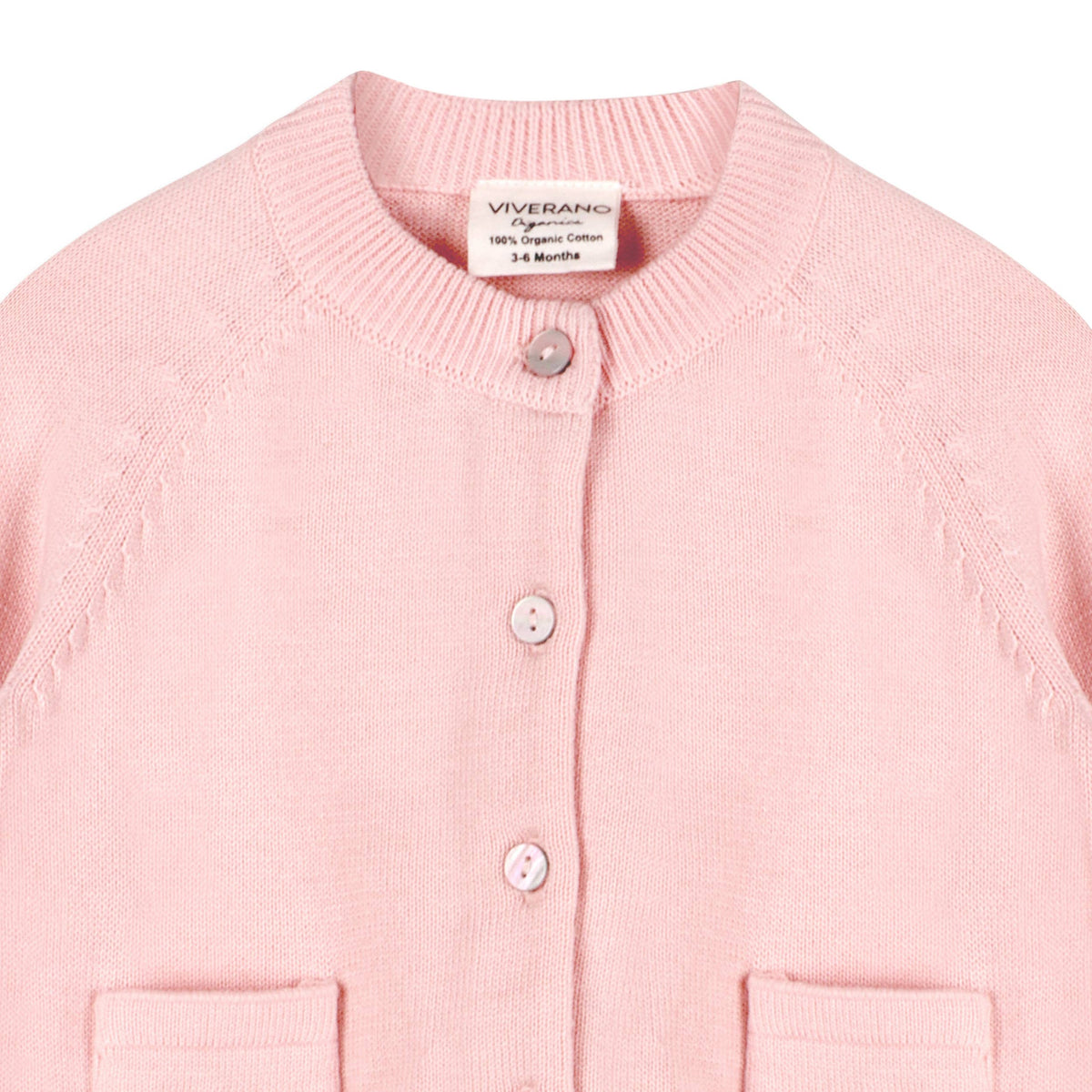 Milan Knit Baby Button Cardigan Sweater (Organic Cotton)