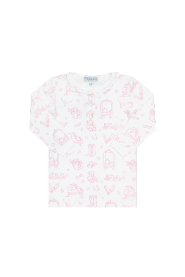 Nellapima Pink Lone Star Toile Pajamas