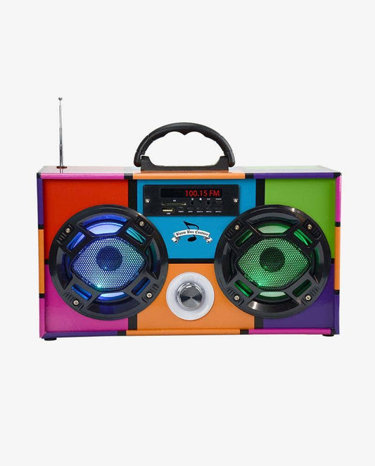 Retro 90's Wireless Boombox with FM Radio