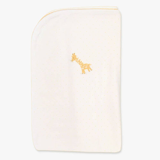 CUTE GIRAFFE Pima Cotton Baby Blanket