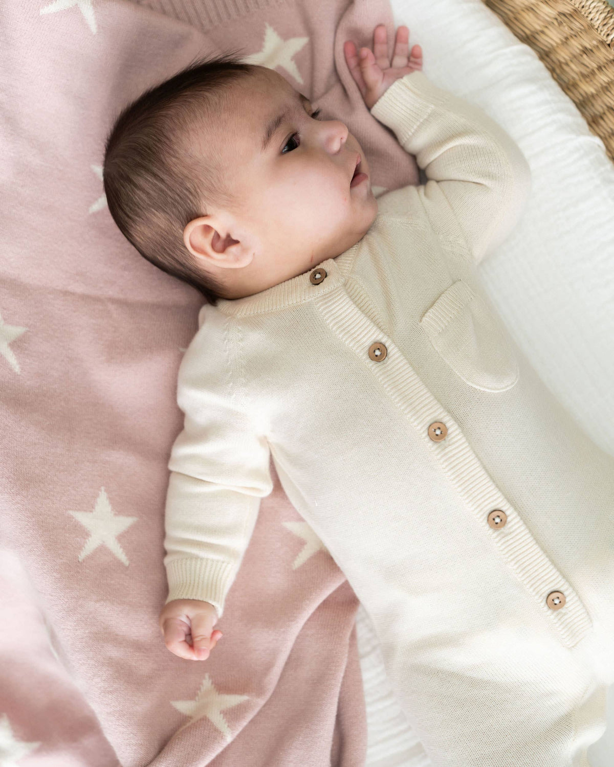 Milan Knit Baby Pocket Jumpsuit (Organic Cotton)