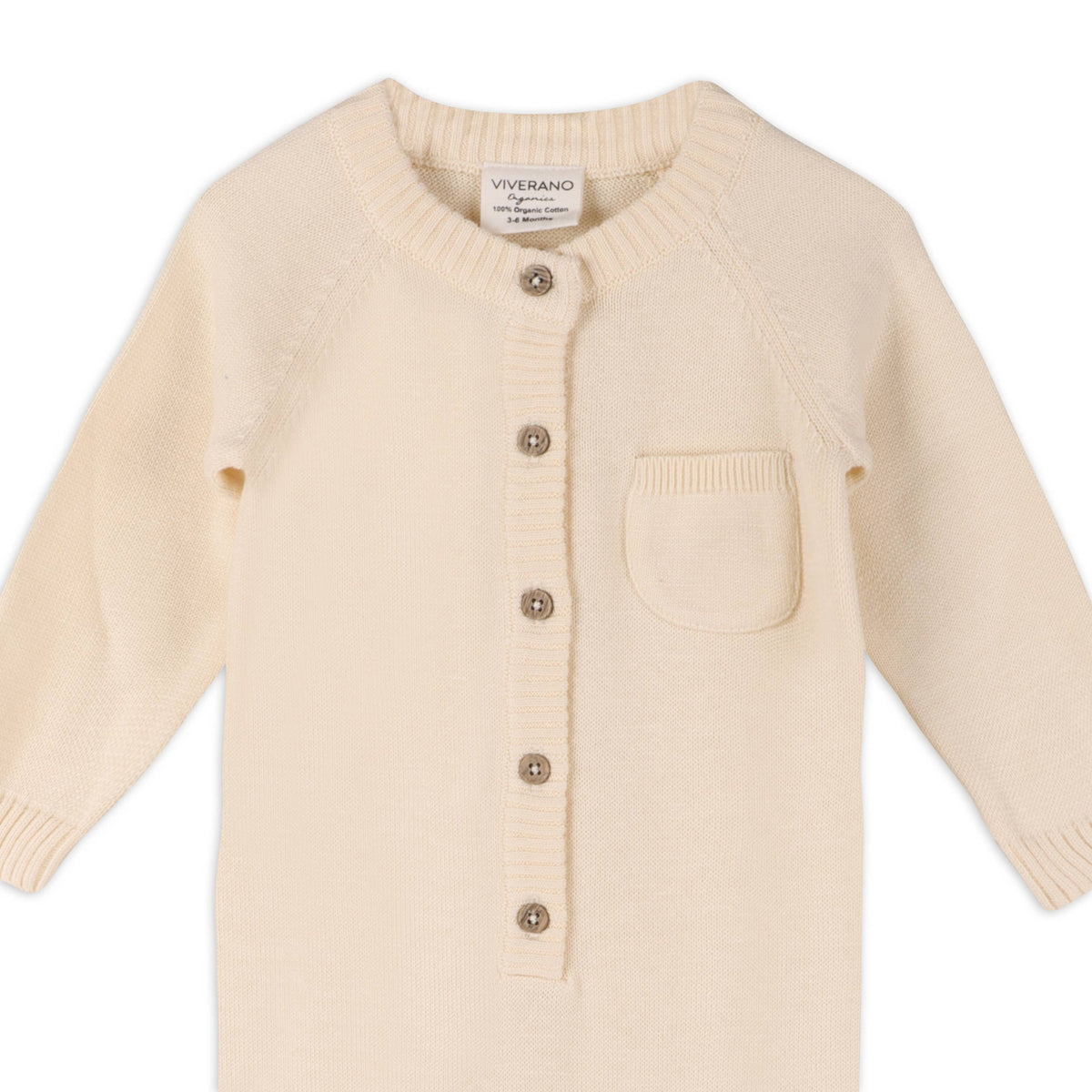 Milan Knit Baby Pocket Jumpsuit (Organic Cotton)