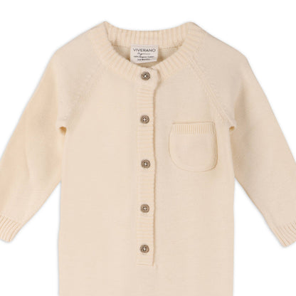 Milan Knit Baby Pocket Jumpsuit (Organic Cotton)