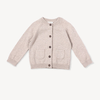 Milan Knit Baby Button Cardigan Sweater (Organic Cotton)