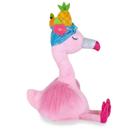 Paradise Penny (Cute Animated Party Pink Flamingo Plush Toy)