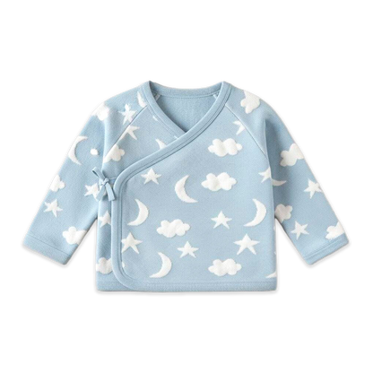 Moon & Stars Dream Knit Kimono Top & Pant Set (Organic)