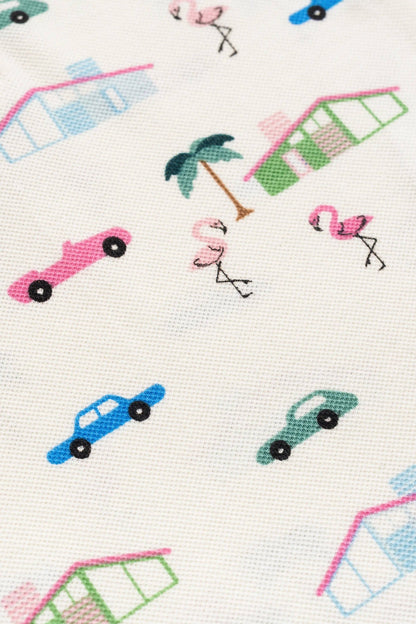 Shorty Polo Romper_Retro Palm Springs