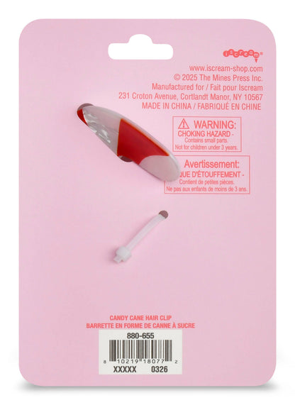 Candy Cane Hair Clip