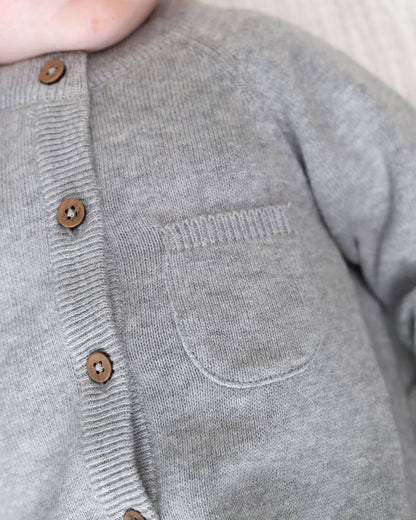 Milan Knit Baby Pocket Jumpsuit (Organic Cotton)