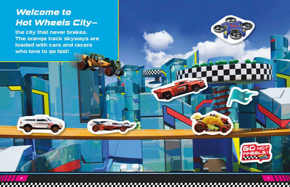 Hot Wheels Let's Race: Revved-Up Sticker Book by Orli Zuravicky
