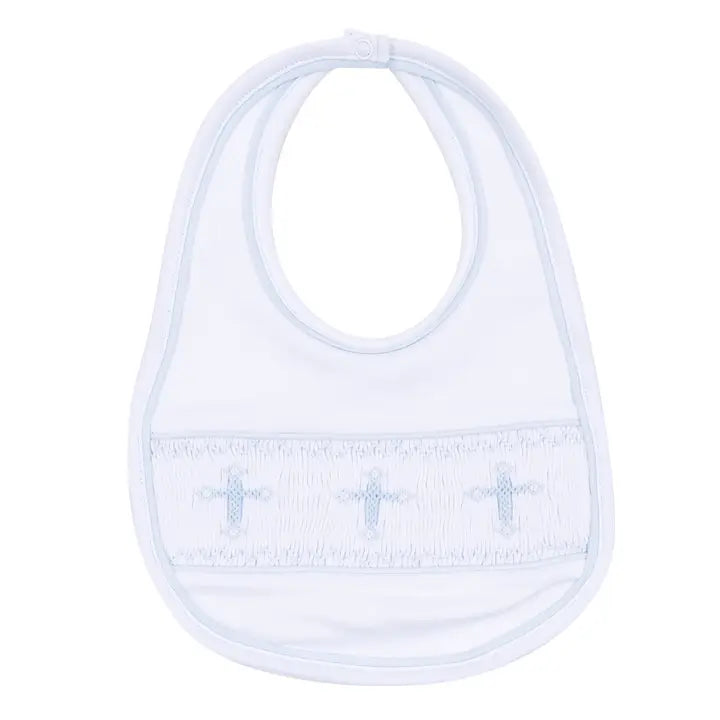 Magnolia Baby Forever Blessed Smocked Bib