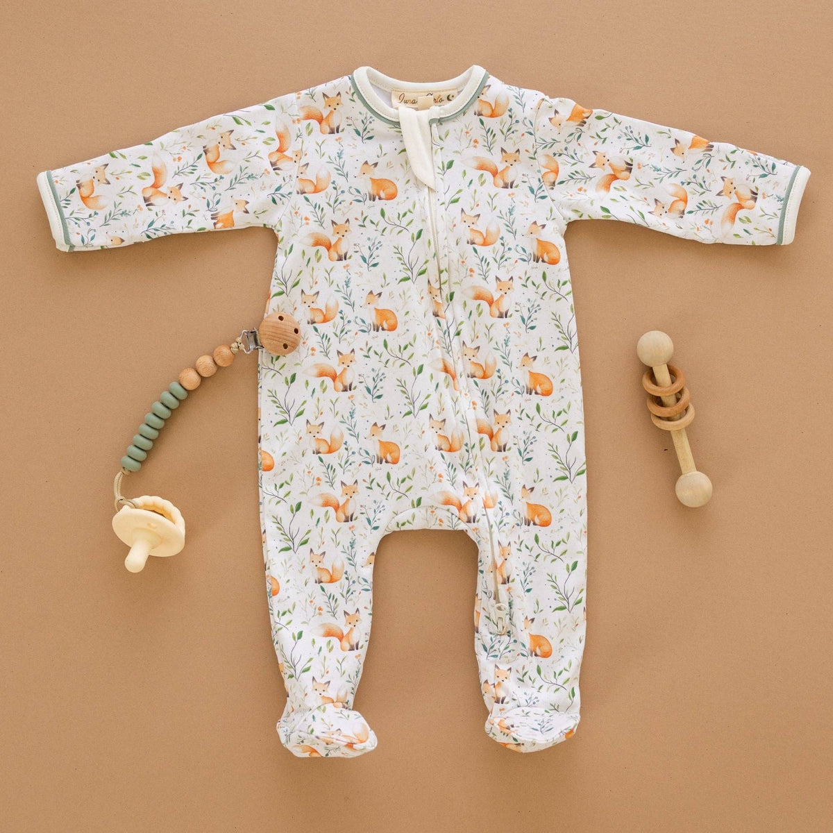 Magnolia Baby Fox Tales Zip Footie