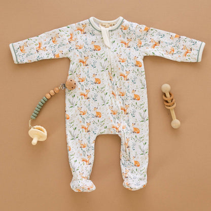 Magnolia Baby Fox Tales Zip Footie