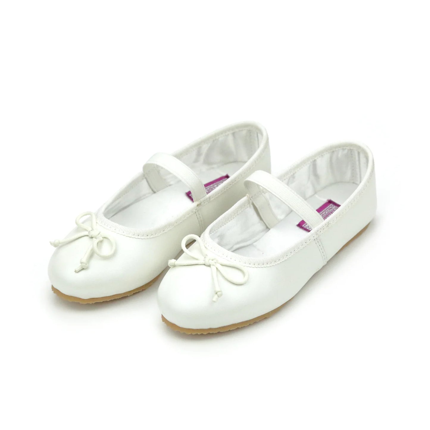 L'Amour Alia Ballerina Flat- White